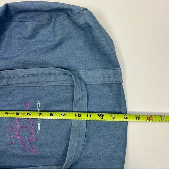 Carrie Underwood from VIP Tour  “Denim & Rhinestones” Blue Duffle Bag 22.5”x14” - Picture 8 of 8